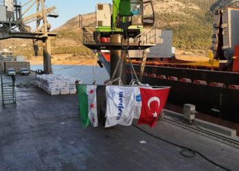 Medcem Çimento, 15 yıl aradan sonra Suriye’ye ilk çimento ihracatını gerçekleştirdi