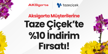 Aksigorta Müşterilerine Taze Çiçek’te %10 İndirim Fırsatı!